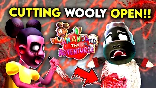 CUTTING OPEN WOOLY THE SHEEP DOLL FROM AMANDA THE ADVENTURER!! (SAVE WOOLY)