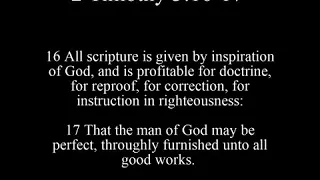 2 Timothy 3:16-17 Song (KJV Bible Memorization)