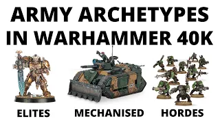 Army Archetypes in Warhammer 40K - Playstyles Explained!
