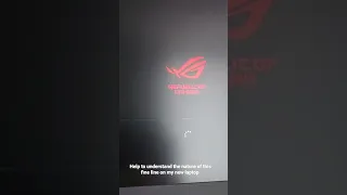 Asus rog strix laptop horizontal line defect