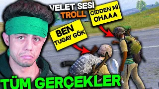 TÜM GERÇEKLERİ SÖYLEDİM AĞLADI !! 😢 VELET SESİ TROLL | PUBG MOBILE