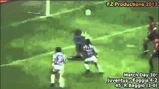 Serie A 1992-1993, day 30 Juventus - Foggia 4-2 (R.Baggio 2nd goal)