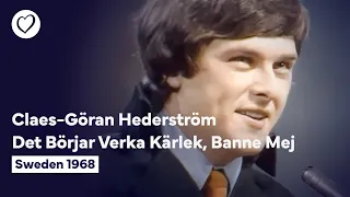 Claes Göran Hederström - Det Börjar Verka Kärlek, Banne Mej - Sweden 🇸🇪 - Grand Final 1968