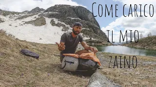 Come carico il mio zaino per trekking lunghi