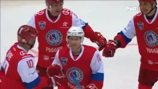 Голы Владимира Путина на гала-матче НХЛ