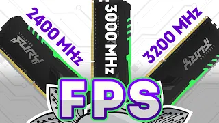 Mira como afecta la FRECUENCIA de tu RAM a los FPS ⚡ Pruebas con 2400, 3000 y 3200 MHz