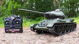 Torro T-34/85 RC Panzer (2.4GHz / 1:16) von Torro-Shop.de / Testbericht & Testfahrt