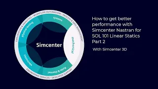 How to get better performance with Simcenter Nastran for SOL 101 Linear Statics 2/2