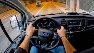 2022 Ford Transit Custom [2.0 130 HP] |0-100| POV Test Drive #1346 Joe Black