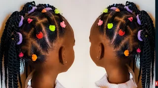 A simple and cute protective DIY toddler hairstyle //very easy// #kidshairstylesforgirls