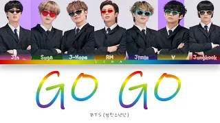 BTS (방탄소년단) - GO GO (고민보다 Go) (Color Coded Lyrics Eng/Rom/Han/가사)