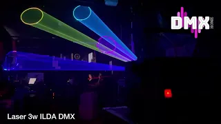 Láser 3w RGB DMX/ILDA