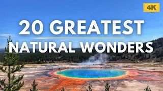 20 GREATEST Natural Wonders Of The World | 4K Travel Video