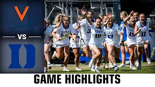 Virginia vs. Duke Game Highlights | 2024 ACC Women's Lacrosse