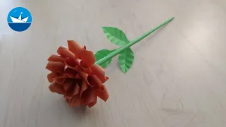 Красивая и лёгкая Роза из бумаги/Beautiful and light rose made of paper