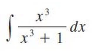 integrate x^3/(x^3+1) dx