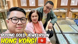 HONG KONG 2024: We bought GOLD Necklace & Ring for Papang & Mamang in Hong Kong! 🇭🇰 | Jm Banquicio