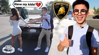 Nerd Pulls a Wife, Not a Gold Digger With 2021 Lamborghini! *PLOT TWIST*