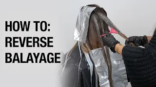 Reverse Balayage Technique | Freehand Highlight Lowlight Hair Tutorial | Kenra Color