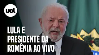 🔴 Lula se reúne ao vivo com presidente da Romênia; acompanhe discursos