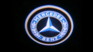 Подсветка двери с логотипом Merc Benz Мерседес