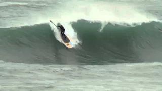 FatStick 8'6 & 9'6 Wave SUP surfed at Porthleven, Hayling Island and Bournemouth Pier