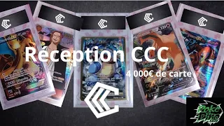 Réception CCC 10 000€ de carte mon plus gros envoi en gradation 10 carte de Pure folie