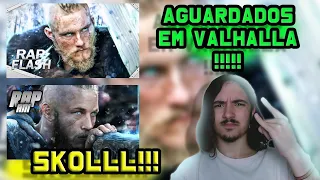 (AGUARDADOS EM VALHALLA!!) REAGINDO ao RAP DO RAGNAR e ao RAP DO BJORN (AniRap e FlashBeats) REACT