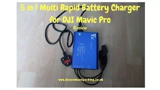 5 in 1 Multi Rapid Battery Charger for DJI Mavic Pro Drone review