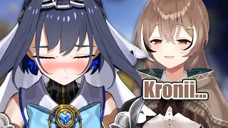 Kronii Gets Mad and Embarrassed after Mumei didn't tell her Mistake