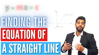 Finding the Equation of a Straight Line y=mx+c - Linear graphs GCSE Maths