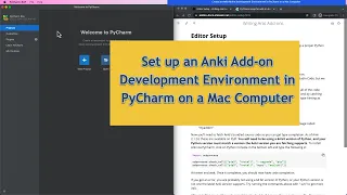Set up an Anki Add-on Development Environment in PyCharm on a Mac Computer