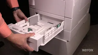 Xerox® VersaLink® C405 Family Printer Removing and Replacing Tray 1