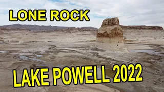 Lone Rock😟Campground Lake Powell February 2022 by Drone & FJ Cruiser - Only one dead Body this time.