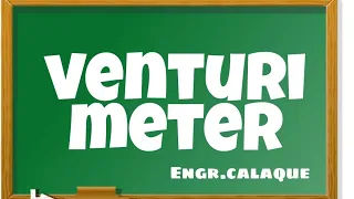 Hydraulics: Venturi Meter