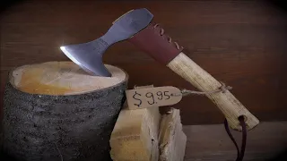 Axe Transformation |  Making a Viking-style carving axe out of a cheap 10$ axe