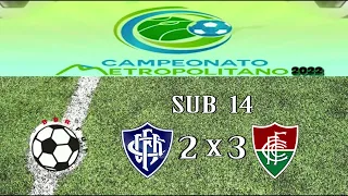 CANTO DO RIO X FLUMINENSE SUB 14