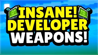 This OFFICIAL Developers Weapon Loadout is INSANE! Pixel Gun 3D