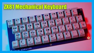 ZX81 Mechanical Keyboard | ZX81 All New Parts | PART 3 | #sinclair #zx81