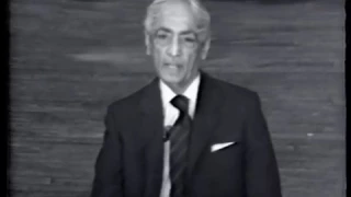 J. Krishnamurti - New York 1971 - Public Talk 3 - Relationship