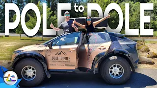 This Couple Are Setting New Records By Traveling  Pole-To-Pole In A Nissan Ariya!
