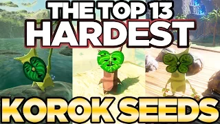 Top 13 HARDEST Korok Seeds In Breath of the Wild! | Austin John Plays