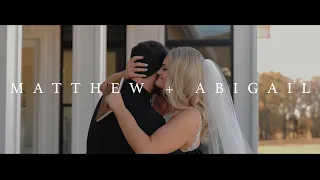 The Sweetest Groom Reaction | Matthew + Abigail Wedding Film