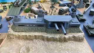Airfix Forts HO/OO scale, D-Day, Coastal Defence Fort and Gun Emplacement
