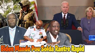 Lavwadlamerik 25 Mai 2024 Biden Di Yo Pral Voye Marines Ameriken Pou Bay Jistis Ak Ameriken Ki Mouri