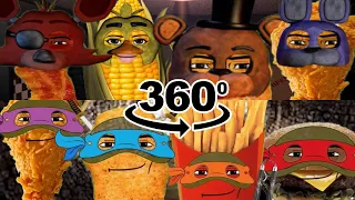 Cotton eye joe ninja turtles 360º vs Cotton eye joe fnaf 360º