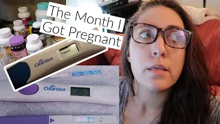 What I Did The Month I Got Pregnant | TTC Process, Ovulation Testing, Live Pregnancy Test