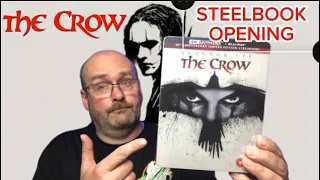 THE CROW 30th Anniversary 4K Zavvi Exclusive Steelbook Opening. #4k #brandonlee #film #movie #bluray