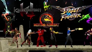 Mortal Kombat Vs Ki||er Instinct Vs Street Fighter