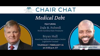 Chair Chat:  Bryan Hull & Treasurer Dale R. Folwell